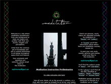 Tablet Screenshot of meditator.org